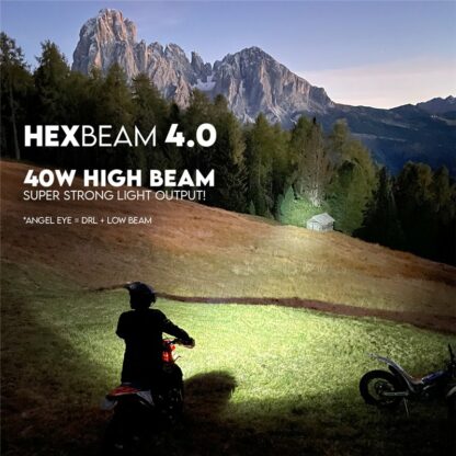 HexBeam Carbon RGBW für KTM 2024+ – Bild 4