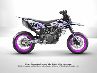 Lightning Supermoto Dekor am Bike