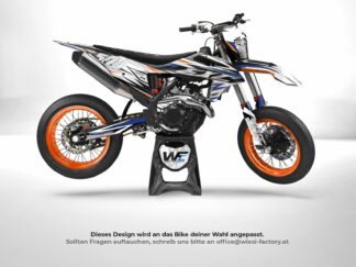 Loud Pipes Supermoto Dekor am Bike