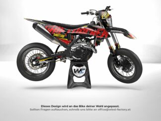 Scraper Supermoto Dekor am Bike