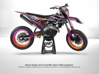 Splash Supermoto Dekor am Bike