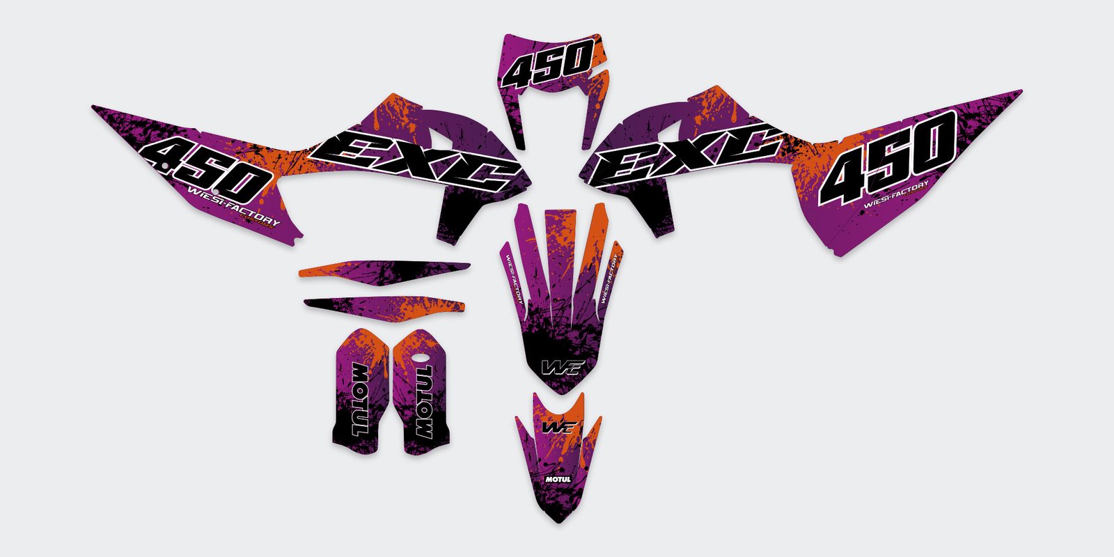 Splash Supermoto Dekor – Teile-Layout