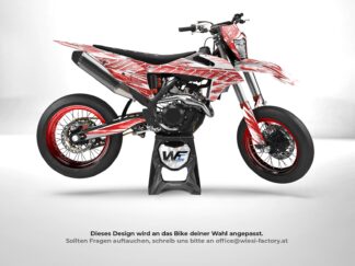 Stroke Supermoto Dekor am Bike